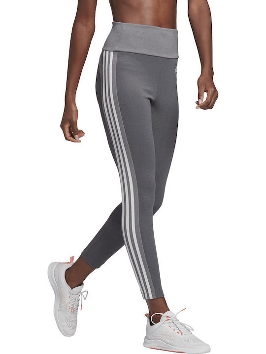 Designed To Move 7/8 Women's Cropped Yoga Legging High Waisted Dark Grey Heather