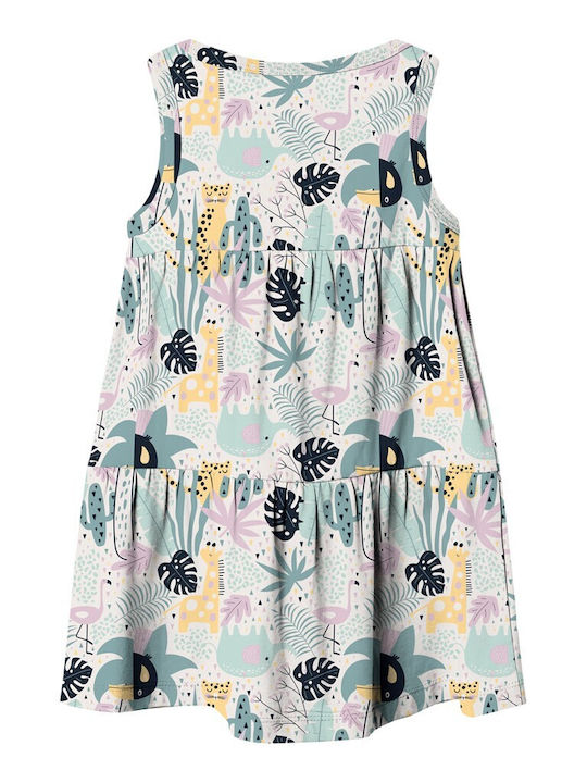 Name It Παιδικό Φόρεμα White Tropical