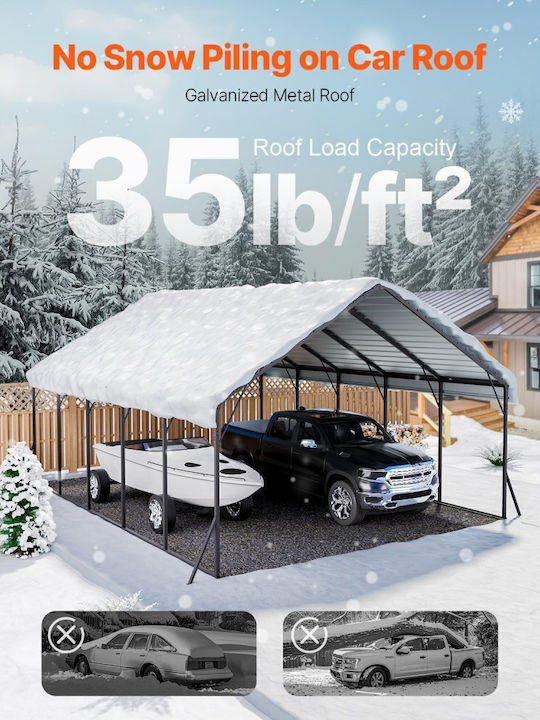 Vevor Gazebo Garten 5.8x7.45m
