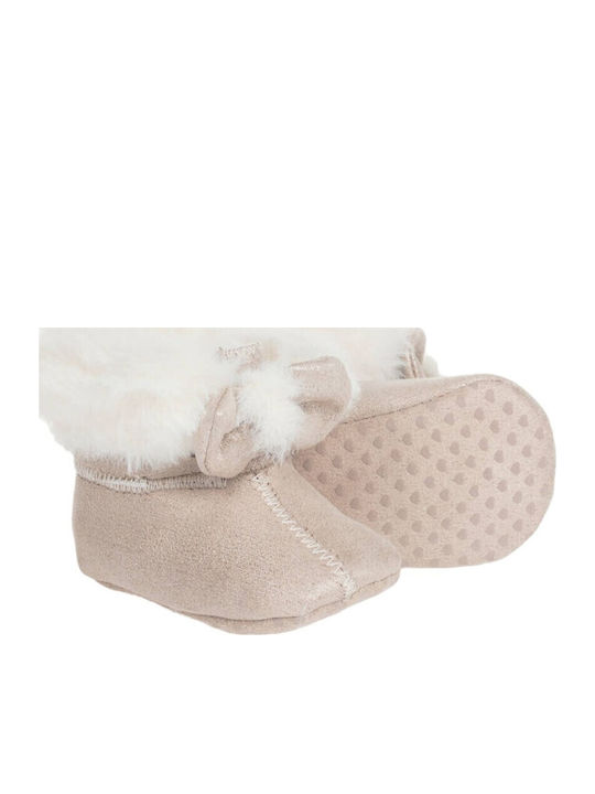 Mayoral Baby Booties Tabac Brown