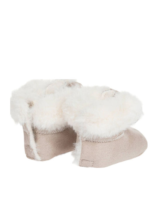 Mayoral Baby Booties Tabac Brown