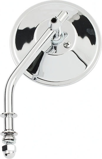 MCS Motorcycle Mirrors 2pcs Silver