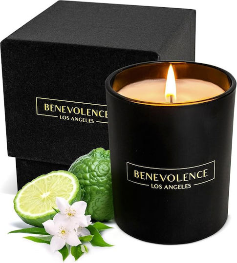 Benevolence LA Aromatic Soy Candle In Jar With Jasmine Perfume 230gr