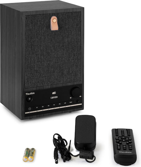Audizio Canzo Tabletop Radio Electric DAB+ with Bluetooth Black