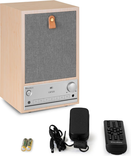 Audizio Canzo Tabletop Radio Electric DAB+ with Bluetooth Wood