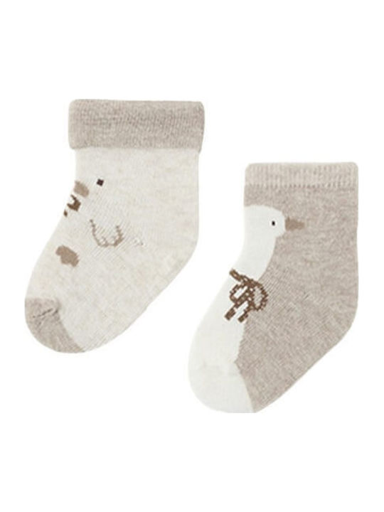 Mayoral Kids' Socks Beige 4 Pairs