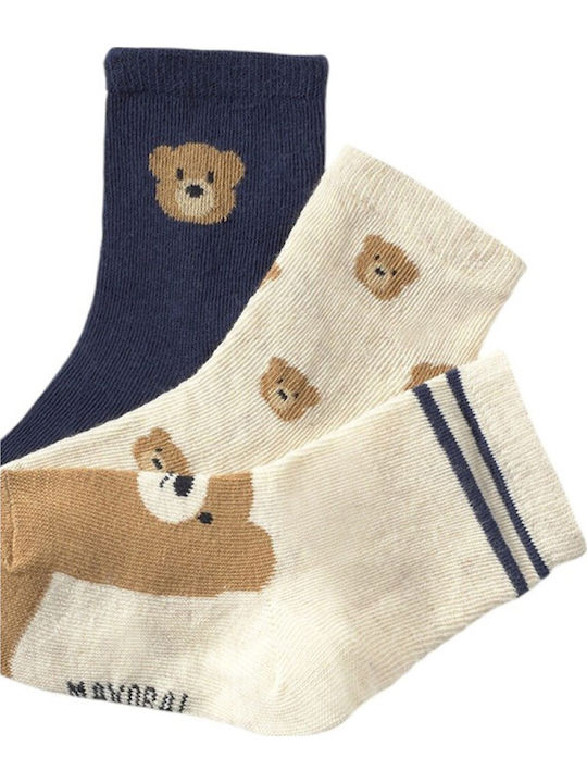 Mayoral Kids' Socks Beige 3 Pairs