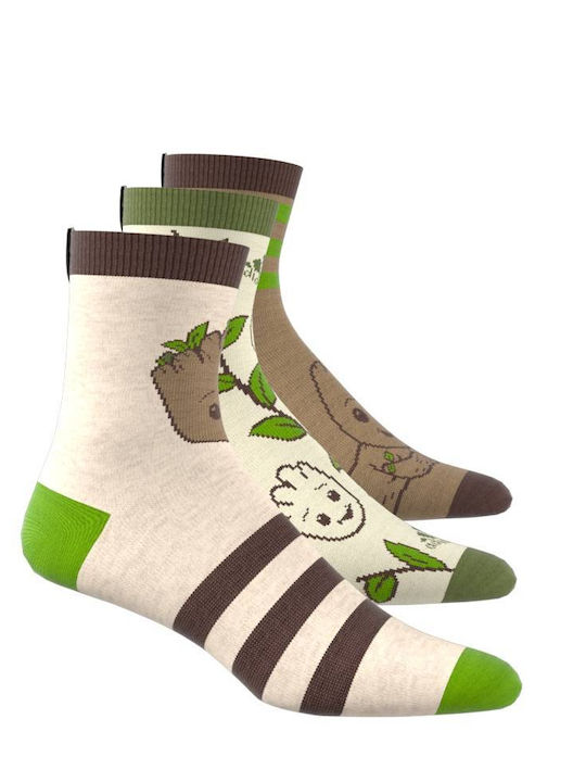 adidas Kids' Socks Crew Multicolored 3 Pairs
