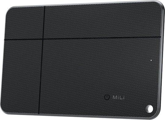 MiLi MiCard Duo Apple Find My & Google Find Hub Black Rechargeable