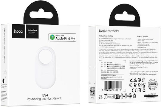 Hoco E94 Apple Find My Perlen Weiß