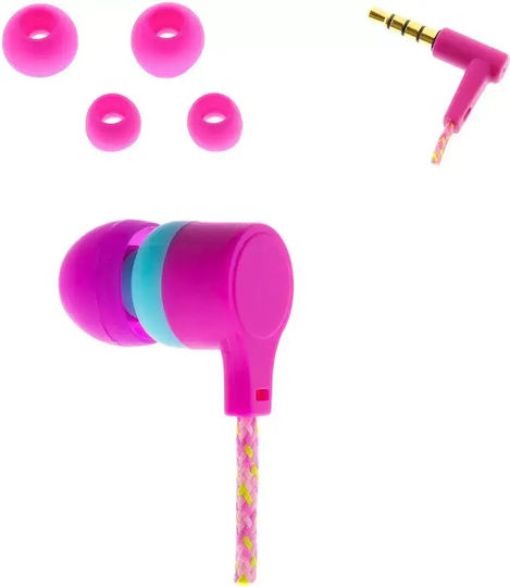Maxell Cordz In-ear Handsfree Ακουστικά με Βύσμα 3.5mm Ροζ