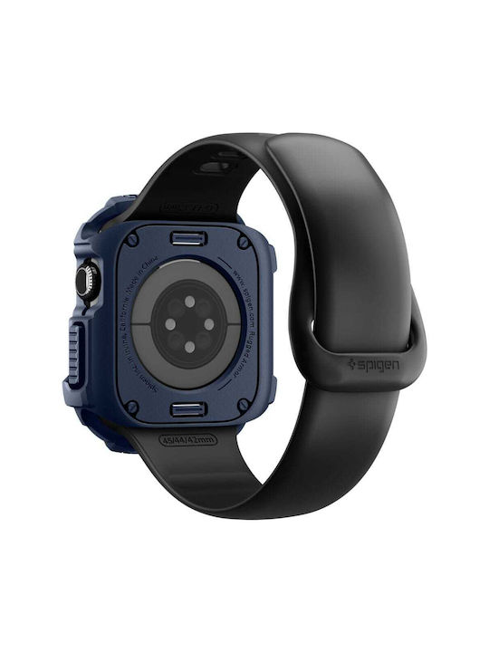 Spigen Rugged Armor V2 Θήκη Σιλικόνης σε Μπλε χρώμα για Apple Watch 11 42mm