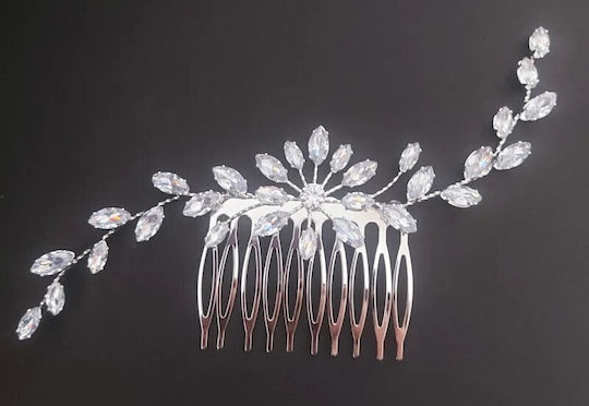 Νυφικό Χτενάκι Μαλλιών Zircon 5/15 Cm