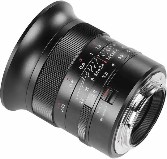 7artisans Cadru complet Obiectiv Foto 14mm f/2.8 Unghi larg pentru Montura Nikon Z Black
