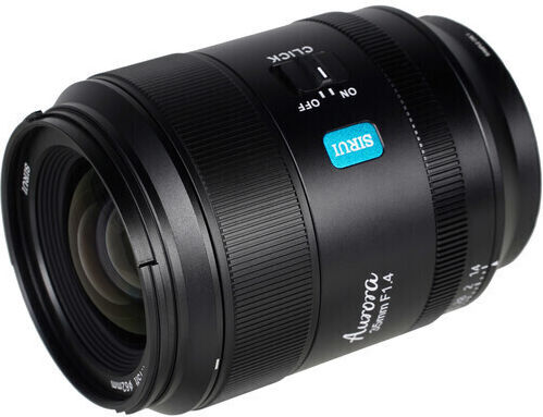 Sirui Full Frame Camera Lens Aurora 35mm f/1.4 Wide Angle for Fujifilm X Mount Black