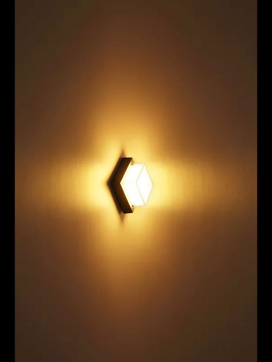 Lightplanet Επιτοίχιο Εξωτερικό Φωτιστικό LED IP65 12W