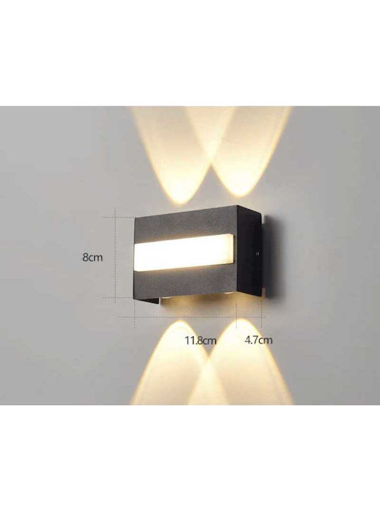 Lightplanet Wasserdicht Wandmontiertes Außenbeleuchtung LED 8W Lightplanet Wasserdicht Wandmontiertes Außenbeleuchtung LED 8W