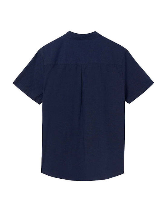 Tricou Pentru Copii Monocrom Mâneca Scurtă Albastru Marin