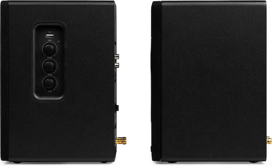Audizio KS01B Αυτοενισχυόμενα Ηχεία με Bluetooth 120W (Ζεύγος) Μαύρα