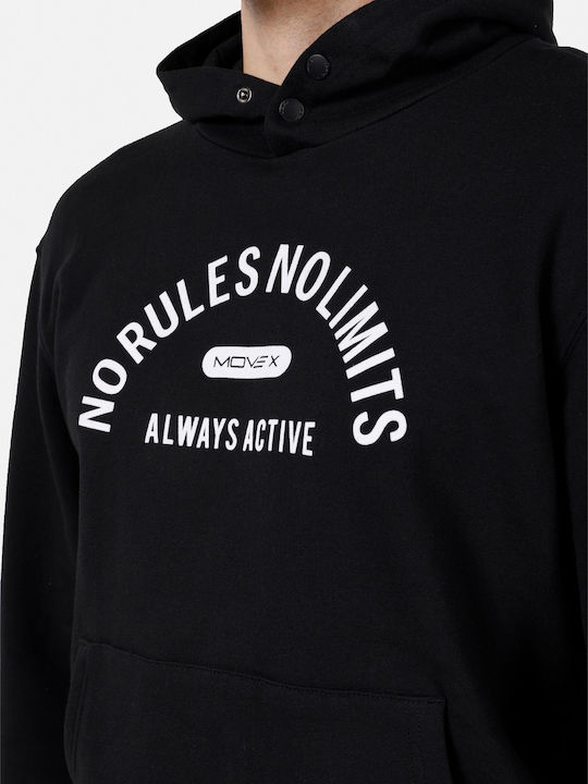 Sweatshirt with Hood Black