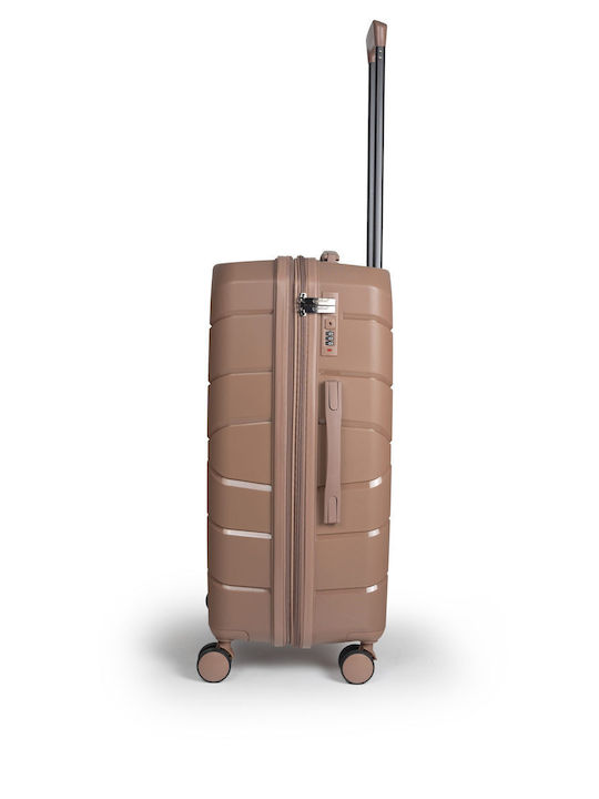 Cardinal 2016 Valiză de Călătorie Cabină Dură Rose-gold cu 4 roți Înălțime 55cm 2016-50