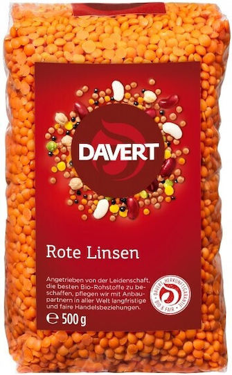 Organic Red Lentils 500g Davert