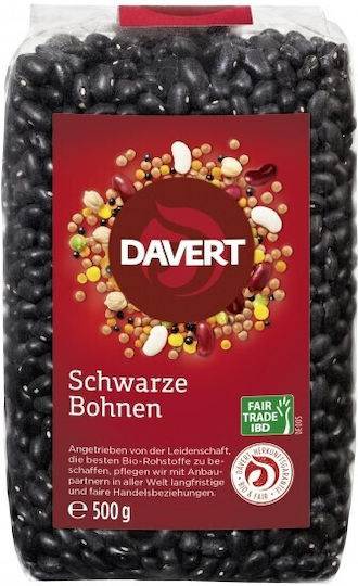 Fasole Neagră Organică 500g Fairtrade Davert