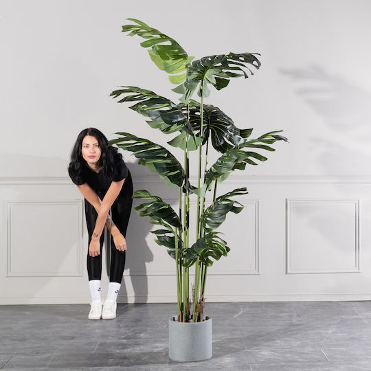 Künstlicher Baum für den Außenbereich Monstera Grün 210cm Supergreens