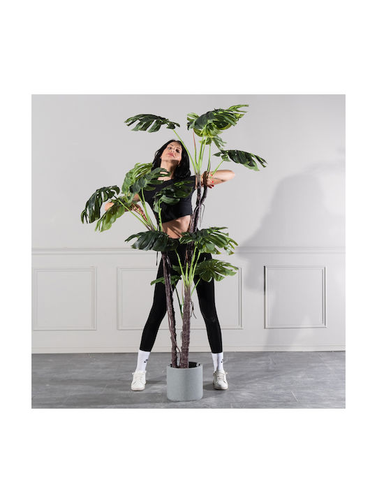 Artificial Outdoor Tree Monstera Green 210cm Supergreens