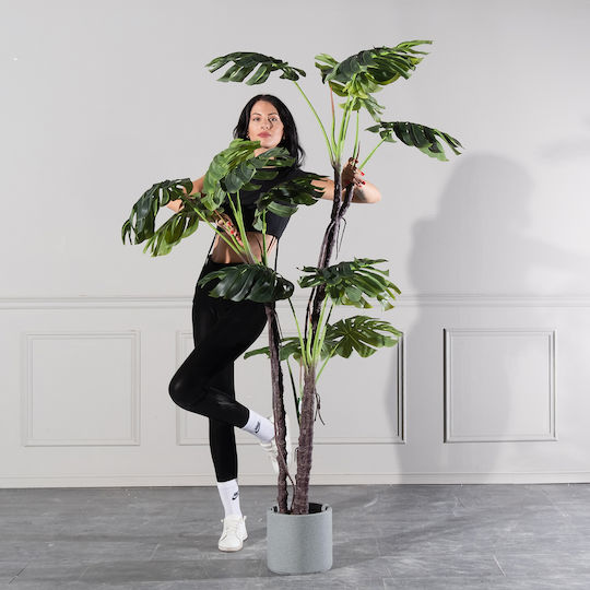 Изкуствено дърво за външно пространство Monstera Green 210см Supergreens