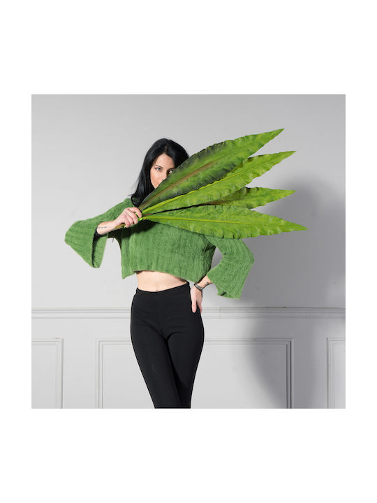 Artificial Decorative Branch Fern Leaf Green 86cm Supergreens