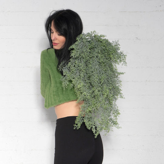 Dekorative künstliche Pflanze Farn Grün 80cm Supergreens