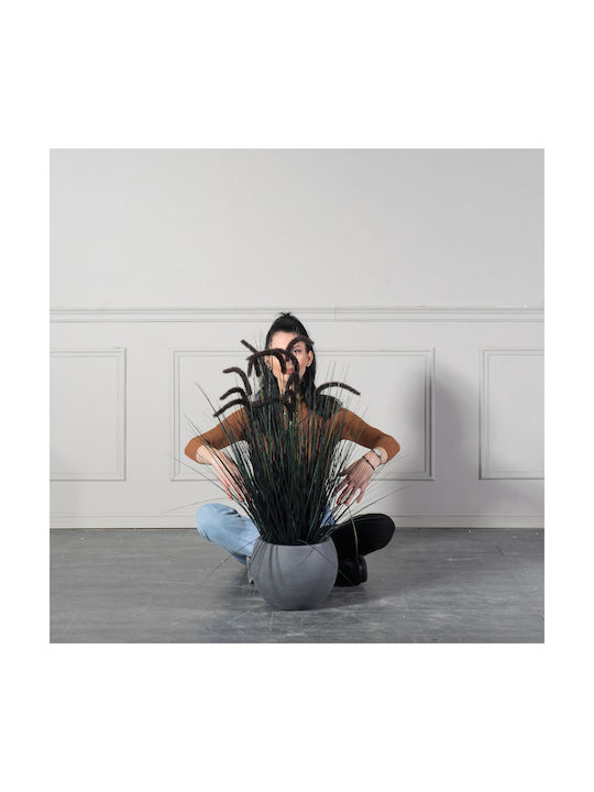 Künstliche Pflanze im Topf Gras Pennisetum Schwarz 104cm Supergreens