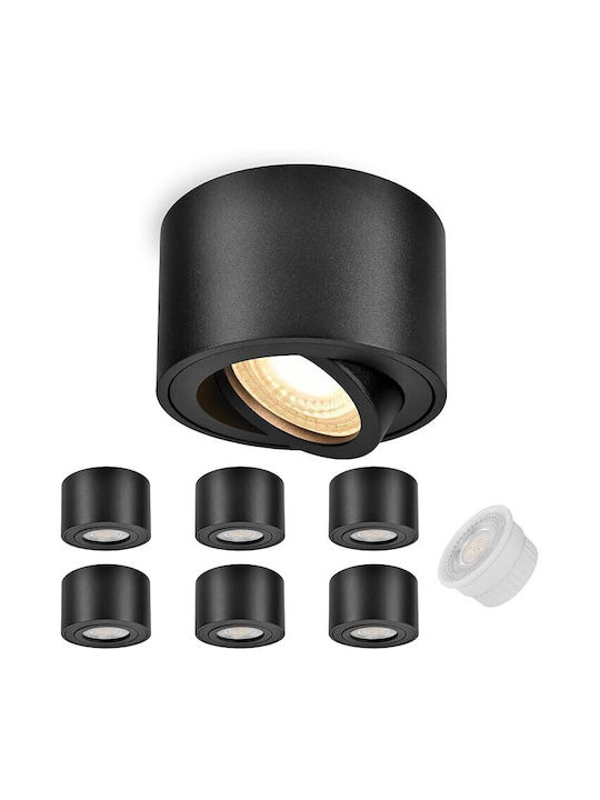Lightplanet LED Alb Natural Spot în Culoare Negru