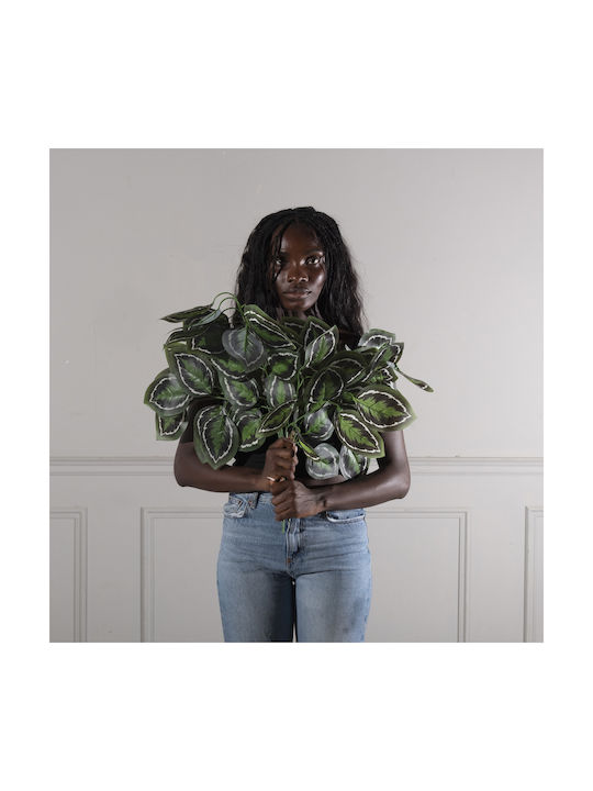 Ramură Decorativă Artificială Ficus Lyrata Frunză Green 67cm Supergreens