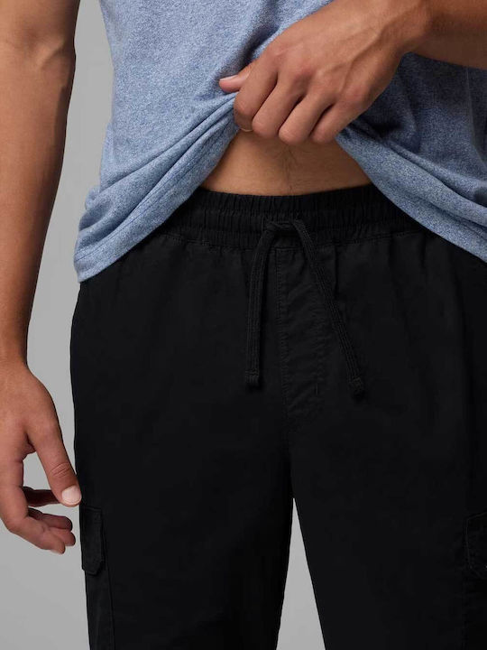Trousers Cargo Elastic Black