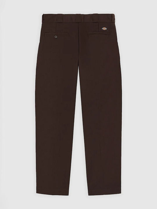 Παντελόνι σε Loose Εφαρμογή Dark Brown