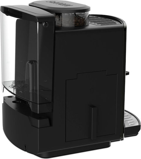Krups Arabica Latte Quattro Force Автоматична Еспресо Кафемашина 1450W Налягане 15bar за Cappuccino с Мелачка Сив EA819E10