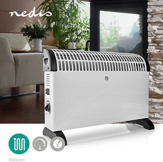 Nedis Convectoare pardoseală 2000W 53x38cm Alb