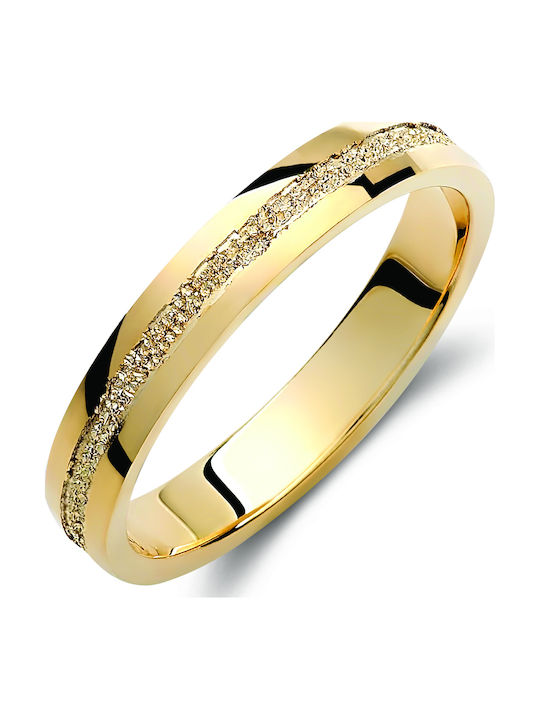 Valauro Eheringe Gold 9k – Doppelte Textur – 3,50mm