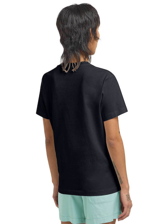 Women's Blouse Cotton Short Sleeve T Blue