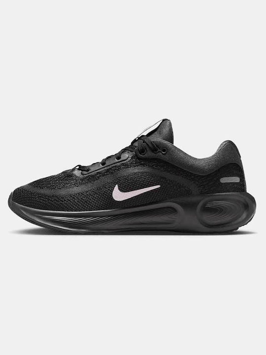Kids Sports Shoes Running with Laces Black