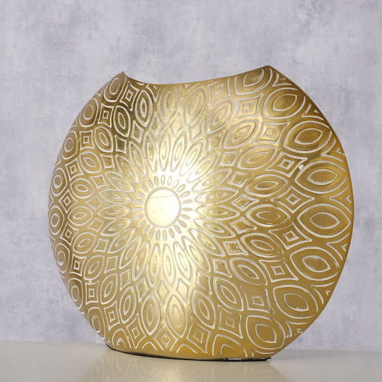 MSA Decorative Vase Gold 20x9x24cm