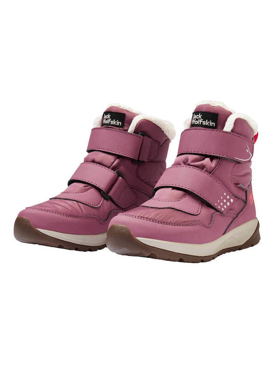 Ghete Copii cu Velcro Violet