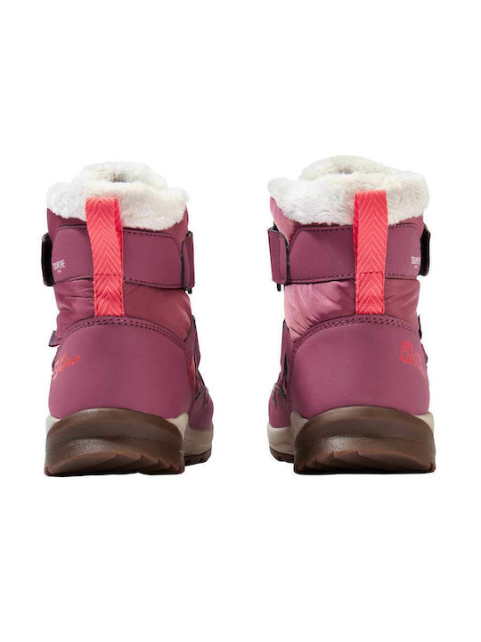 Ghete Copii cu Velcro Violet