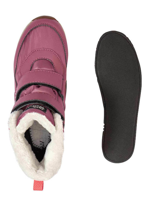 Ghete Copii cu Velcro Violet
