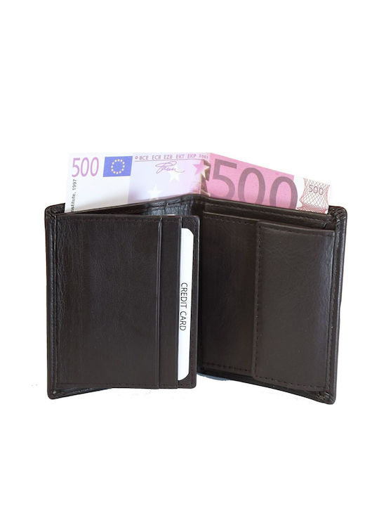Ανδρικό Πορτοφόλι Ταξιδίου με RFID Καφέ