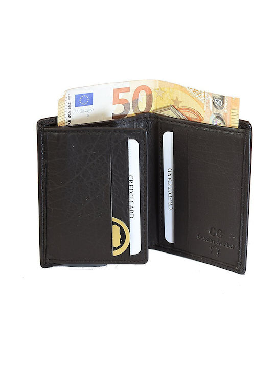 Ανδρικό Πορτοφόλι Ταξιδίου με RFID Καφέ