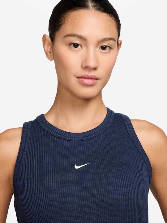 Sportswear Καλοκαιρινό Mini Αθλητικό Φόρεμα Αμάνικο Blue