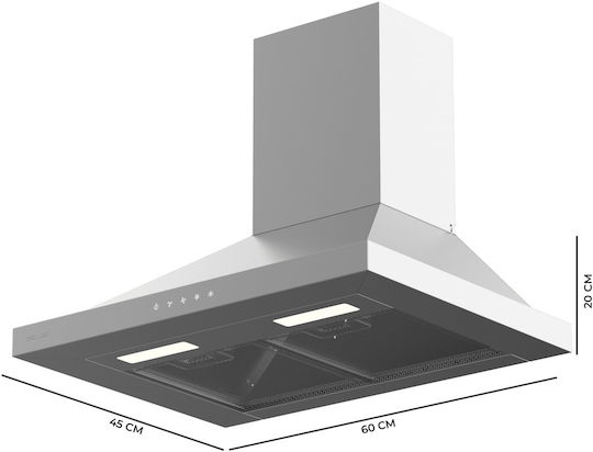 Cecotec Bolero Flux Kamin-Dunstabzug 60cm Inox